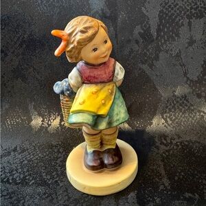 Hummel Figurine “Bashful Girl” with Red and Yellow Accents. No box
